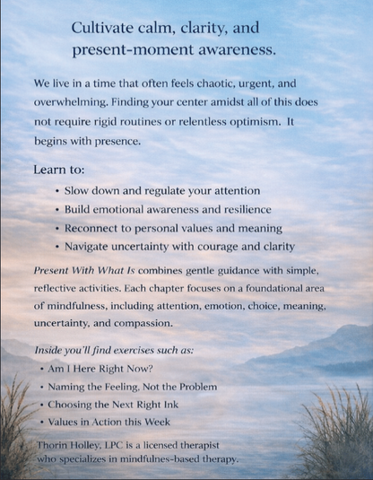 Present With What Is – Mindfulness Activity Book