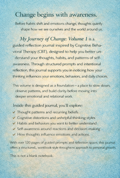 My Journey of Change – CBT-Based Reflection Journal